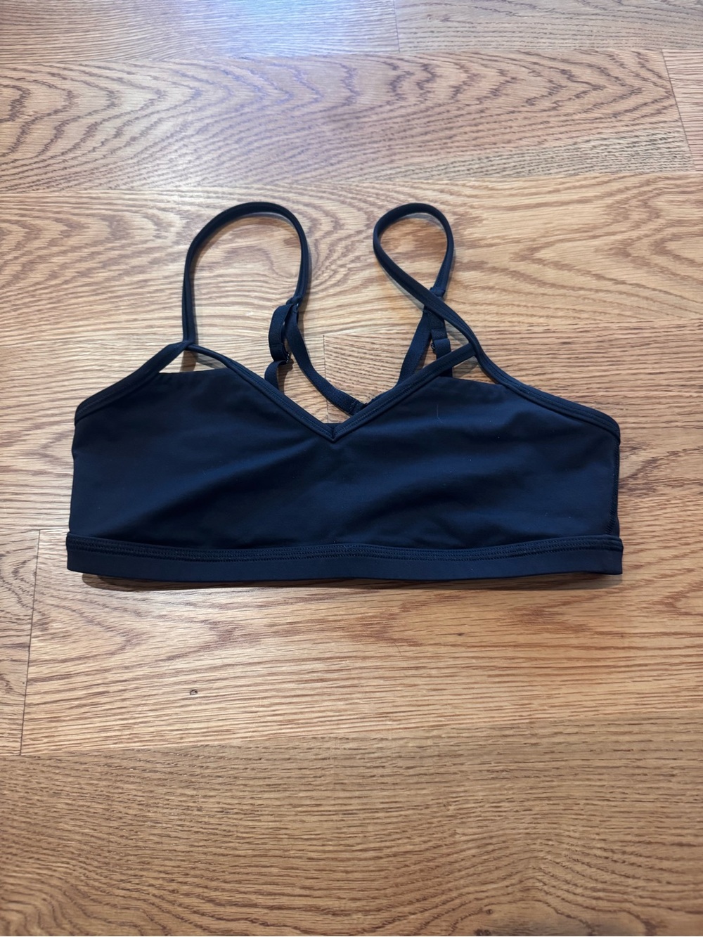Lululemon Black Strappy Bra
